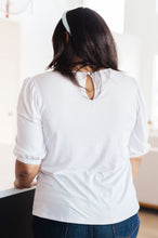 Load image into Gallery viewer, SP24- ONE ELEVEN NORTH-New Days Ahead White Blouse (Reg &amp; Curvy)
