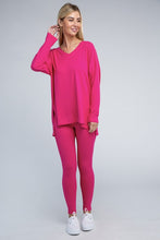 Load image into Gallery viewer, Zenana- Buttery Soft Brushed Longe Sleeve Loungewear Set (S-XL)
