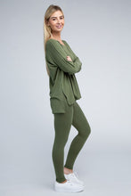 Load image into Gallery viewer, Zenana- Buttery Soft Brushed Longe Sleeve Loungewear Set (S-XL)
