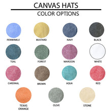 Load image into Gallery viewer, Embroidered Beach Bum Canvas Hat
