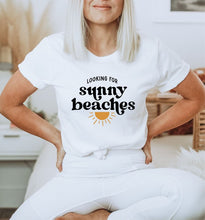 Load image into Gallery viewer, OCEAN &amp; 7TH- Sunny Beaches Soft-Style Tee- 4 COLORS CURVY SIZES 2X + 3X
