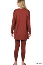 Load image into Gallery viewer, Zenana- Buttery Soft Brushed Longe Sleeve Loungewear Set (S-XL)
