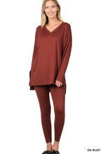 Load image into Gallery viewer, Zenana- Buttery Soft Brushed Longe Sleeve Loungewear Set (S-XL)
