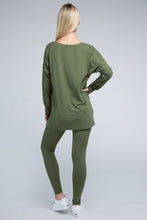 Load image into Gallery viewer, Zenana- Buttery Soft Brushed Longe Sleeve Loungewear Set (S-XL)
