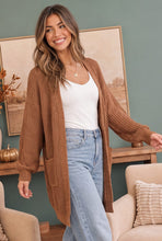 Load image into Gallery viewer, Hot Cocoa Pocketed Cardigan

