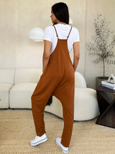 Load image into Gallery viewer, Full Size Sleeveless V-Neck Pocketed Jumpsuit- Double Take
