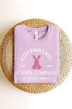 Load image into Gallery viewer, Cotton Tail Easter Bunny Glitter Graphic T Shirts
