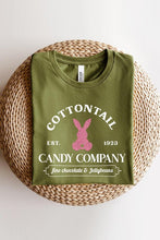 Load image into Gallery viewer, Cotton Tail Easter Bunny Glitter Graphic T Shirts
