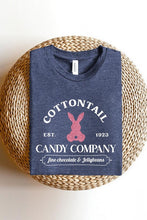 Load image into Gallery viewer, Cotton Tail Easter Bunny Glitter Graphic T Shirts
