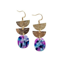 Load image into Gallery viewer, Spiffy &amp; Splendid- Elena Earrings - Purple Party

