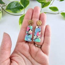 Load image into Gallery viewer, Spiffy &amp; Splendid- Mia Mini Earrings - 80&#39;s Pastel
