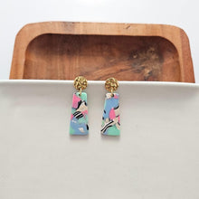Load image into Gallery viewer, Spiffy &amp; Splendid- Mia Mini Earrings - 80&#39;s Pastel
