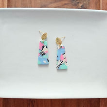Load image into Gallery viewer, Spiffy &amp; Splendid- Mia Mini Earrings - 80&#39;s Pastel

