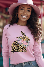 Load image into Gallery viewer, Easter Leopard Bunny Long Sleeve Top
