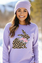 Load image into Gallery viewer, Easter Leopard Bunny Long Sleeve Top

