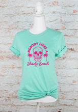 Load image into Gallery viewer, OCEAN &amp; 7TH-Shady Beach Graphic Tee- CURVY SIZES 2X + 3X- 6 COLORS
