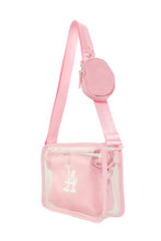 Load image into Gallery viewer, LA 3D Embroidery Clear Square Bag w/ Coin Purse
