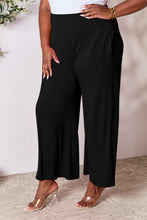 Load image into Gallery viewer, Full Size Smocked Wide Waistband Wide Leg Pants- Double Take
