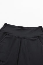 Load image into Gallery viewer, DEAR LOVE- Black Exposed Seam High Waist Pocketed Joggers
