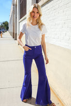 Load image into Gallery viewer, All You Need Sapphire High Waist Flare Leg Denim Jeans
