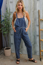 Load image into Gallery viewer, Weekend Ready Cotton Denim Baggy Leg Bib Overall Jumper
