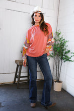 Load image into Gallery viewer, Wanderlust Patchwork Long Sleeve Top
