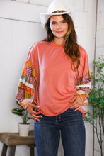 Load image into Gallery viewer, Wanderlust Patchwork Long Sleeve Top

