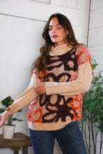 Load image into Gallery viewer, Blooms in Autumn Turtleneck Cozy Sweater
