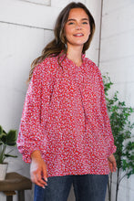 Load image into Gallery viewer, Poppy Daydream Floral Woven Blouse
