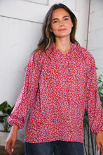 Load image into Gallery viewer, Poppy Daydream Floral Woven Blouse

