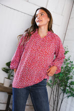 Load image into Gallery viewer, Poppy Daydream Floral Woven Blouse
