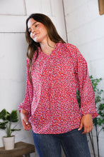 Load image into Gallery viewer, Poppy Daydream Floral Woven Blouse
