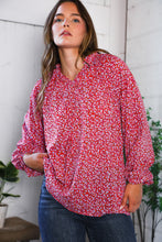 Load image into Gallery viewer, Poppy Daydream Floral Woven Blouse
