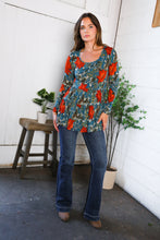 Load image into Gallery viewer, The Scarlet Fields Babydoll Blouse

