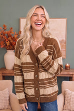 Load image into Gallery viewer, Stripe a Pose Knit Cardigan
