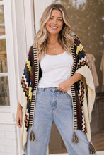 Load image into Gallery viewer, Chilly Nights Kimono Wrap with Tassel Tie
