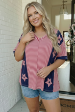 Load image into Gallery viewer, Stars and Stripes Forever Oversized Top
