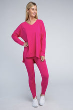 Load image into Gallery viewer, Zenana- Buttery Soft Brushed Longe Sleeve Loungewear Set (S-XL)
