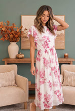 Load image into Gallery viewer, Daytime Romance Floral Midi Dress
