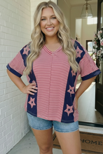 Load image into Gallery viewer, Stars and Stripes Forever Oversized Top
