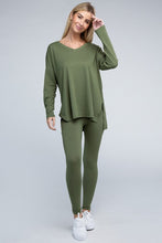 Load image into Gallery viewer, Zenana- Buttery Soft Brushed Longe Sleeve Loungewear Set (S-XL)
