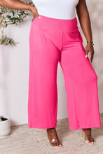 Load image into Gallery viewer, Full Size Smocked Wide Waistband Wide Leg Pants- Double Take
