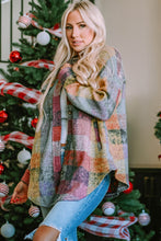 Load image into Gallery viewer, FASHION HOUSE- Multicolor Brushed Plaid Pocketed Oversize Shacket
