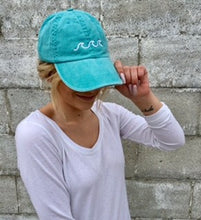 Load image into Gallery viewer, OCEAN &amp; 7TH- Beach Wave Embroidered Baseball Cap
