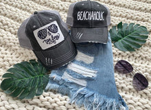Load image into Gallery viewer, OCEAN &amp; 7TH- Beachaholic Embroidered Trucker Hat
