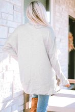 Load image into Gallery viewer, LILLY- Gray Cowl Neck Shift Tunic Top
