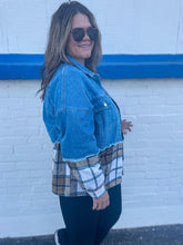 Load image into Gallery viewer, PREORDER: Telluride Denim + Plaid Jacket
