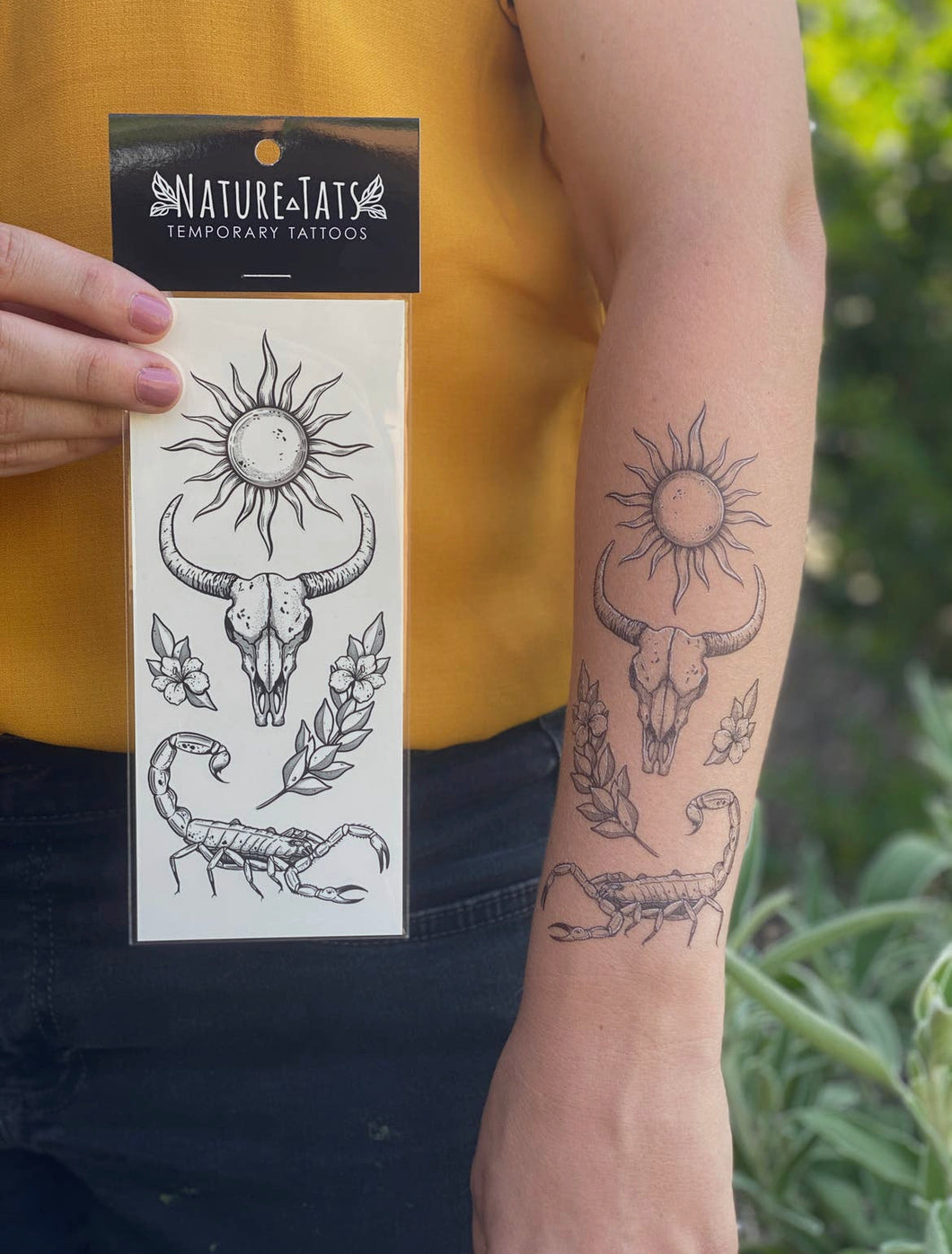 Nature Tats Temp Tattoo - SUNLIT SOUTH