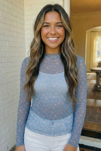 Load image into Gallery viewer, Oh My Darling Floral Mesh Top
