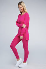 Load image into Gallery viewer, Zenana- Buttery Soft Brushed Longe Sleeve Loungewear Set (S-XL)
